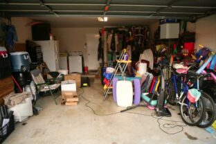 Messy Boise garage