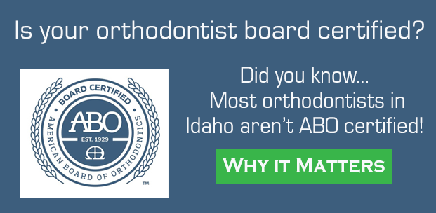 ABO board certified orthodontist button